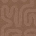 Arte Tali Sarana behang in kleur Mahogany (60702) - Product close-up