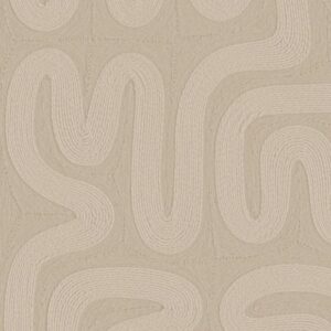 Arte Tali Sarana behang in kleur Stone (60706) - Product close-up