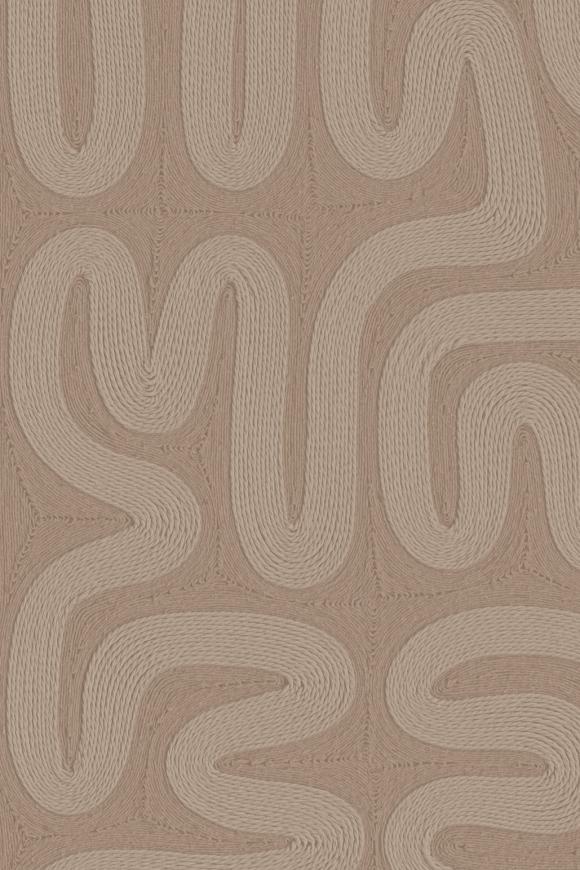 Arte Tali Sarana behang in kleur Taupe (60707) - Product close-up