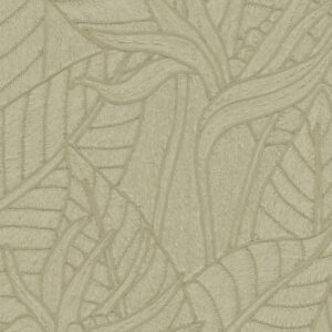 Arte Tali Strelitzia behang in kleur Olive (60740) - Product close-up