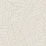 Arte Tali Strelitzia behang in kleur Alabaster (60741) - Product close-up