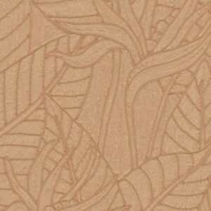 Arte Tali Strelitzia behang in kleur Camel (60745) - Product close-up
