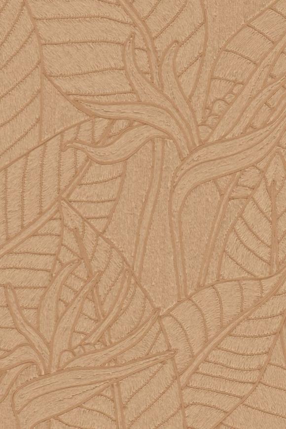 Arte Tali Strelitzia behang in kleur Camel (60745) - Product close-up