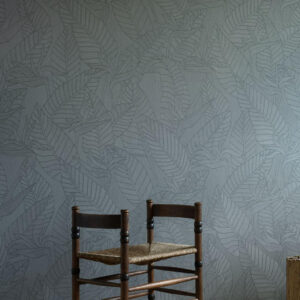 Arte Tali Strelitzia behang in kleur Teal (60751) - Interieur impressie