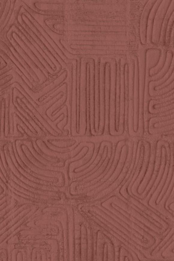 Arte Tali Tamba behang in kleur Burgundy (60728) - Product close-up