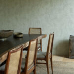 Arte Tali Tamba behang in kleur Mint (60729) - Interieur impressie