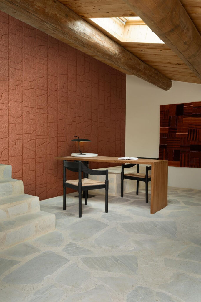 Arte Terra Arcane behang in kleur Canyon (23914) - Interieur impressie