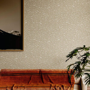 Arte Textura ignis Kona behang in kleur Champagne (81561A) - Interieur impressie