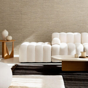 Arte Textura ignis Matiz behang in kleur Hazel (73523A) - Interieur impressie