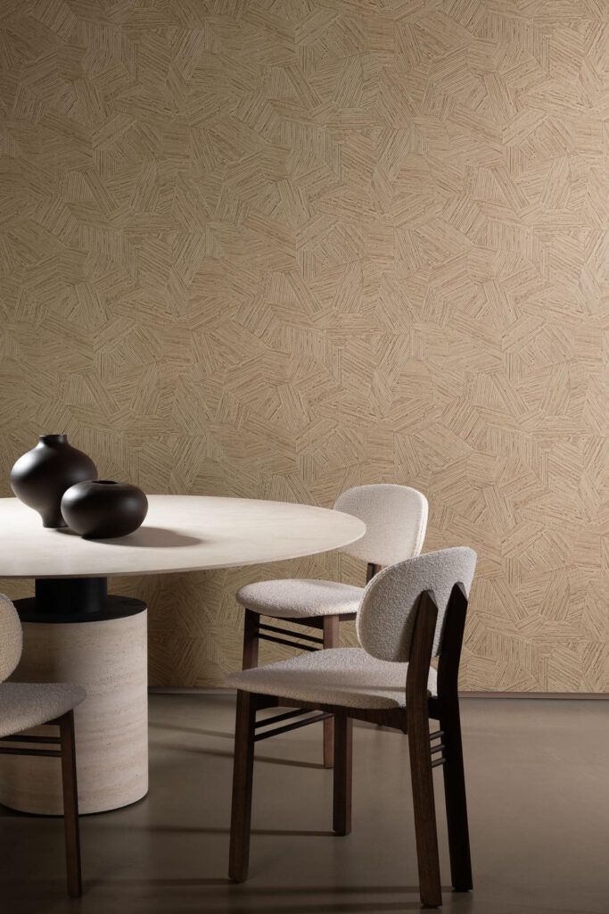 Arte Textura ignis Mauna behang in kleur Indian River (81518A) - Interieur impressie