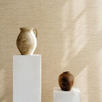 Arte Textura ignis Motas behang in kleur Beach (73502A) - Interieur impressie