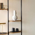 Arte Textura ignis Puna behang in kleur Pearl (81542A) - Interieur impressie