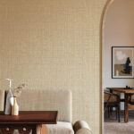 Arte Textura ignis Puna behang in kleur Alabaster (81545A) - Interieur impressie