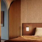 Arte Textura ignis Puna behang in kleur Fawn (81549A) - Interieur impressie