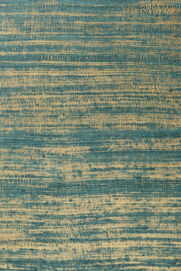 Arte Textura Eri behang in kleur Turquoise Gold (72053A) - Product close-up