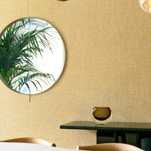 Arte Textura Nongo behang in kleur Malt (49514A) - Interieur impressie