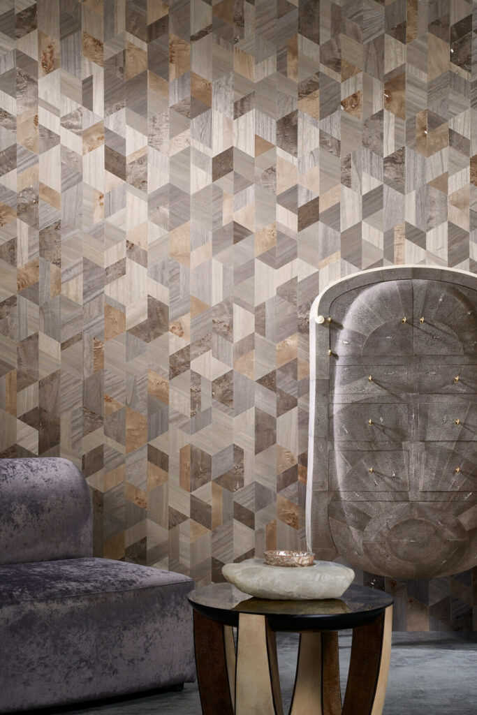 Arte Timber Formation behang in kleur 38200 (38200) - Interieur impressie