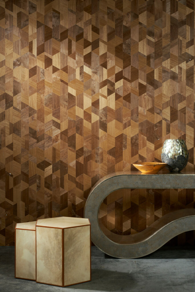 Arte Timber Formation behang in kleur 38203 (38203) - Interieur impressie