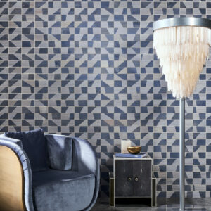 Arte Timber Trapeze behang in kleur 38210 (38210) - Interieur impressie