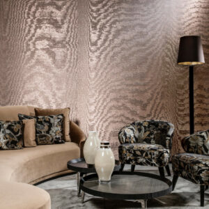 Arte Vertigo Moire behang in kleur 15000 (15000) - Interieur impressie