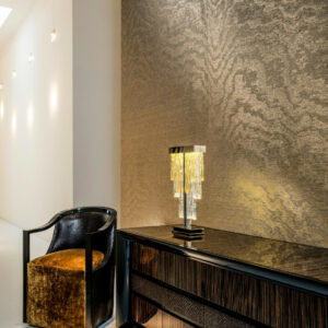 Arte Vertigo Moire behang in kleur 15011 (15011) - Interieur impressie