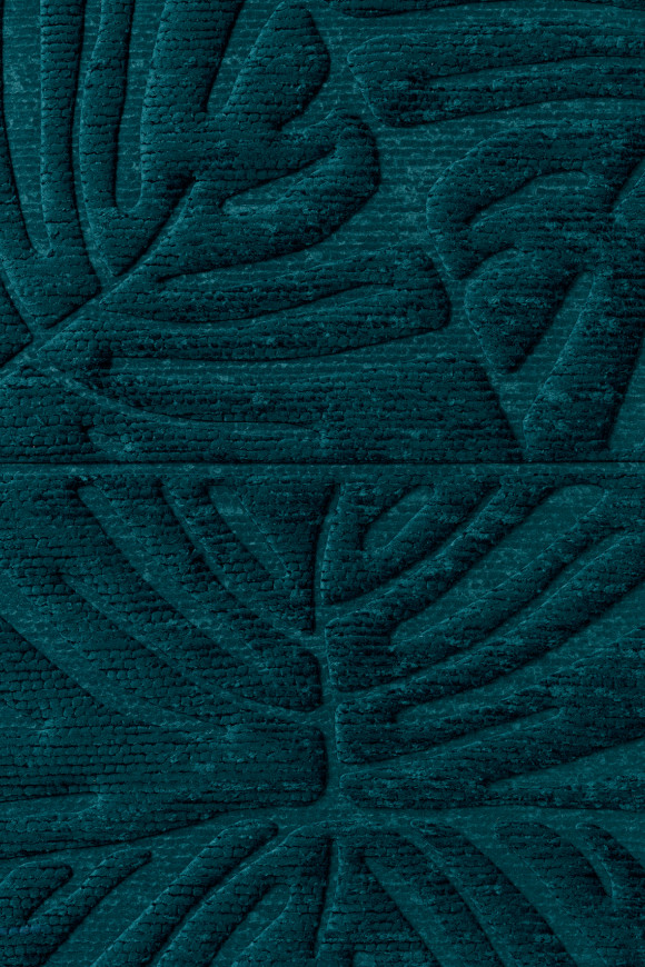 Arte Yala Monstera behang in kleur Petrol (43022) - Product close-up