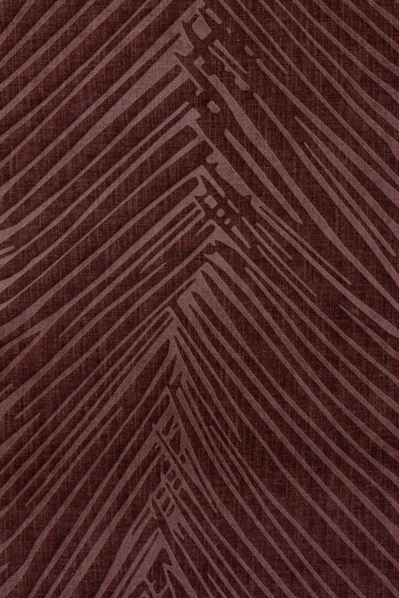 Arte Yala Palma behang in kleur Plum (43030) - Product close-up