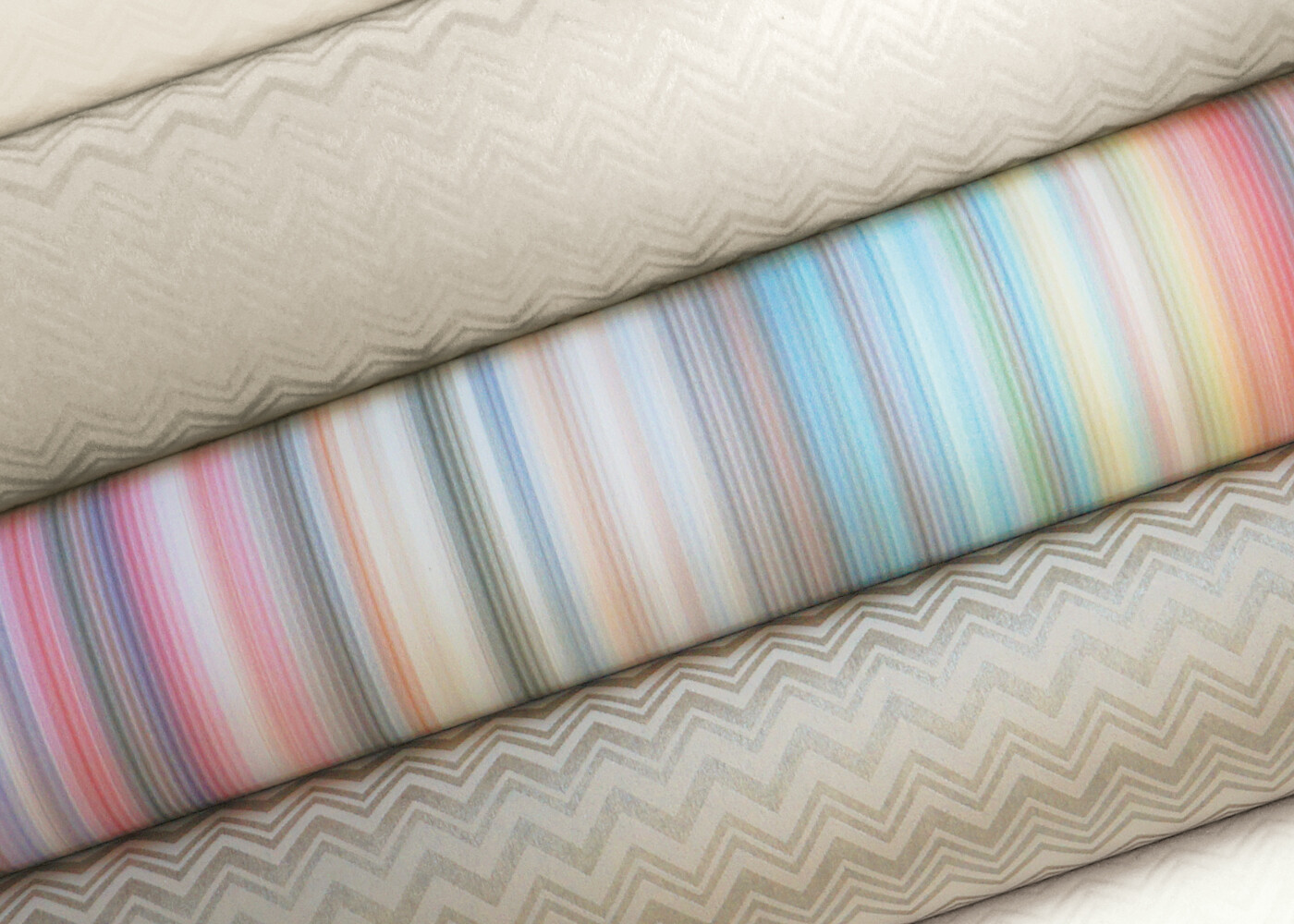 Missoni Home Wallcoverings 02 Riga Multicolor Horizontal