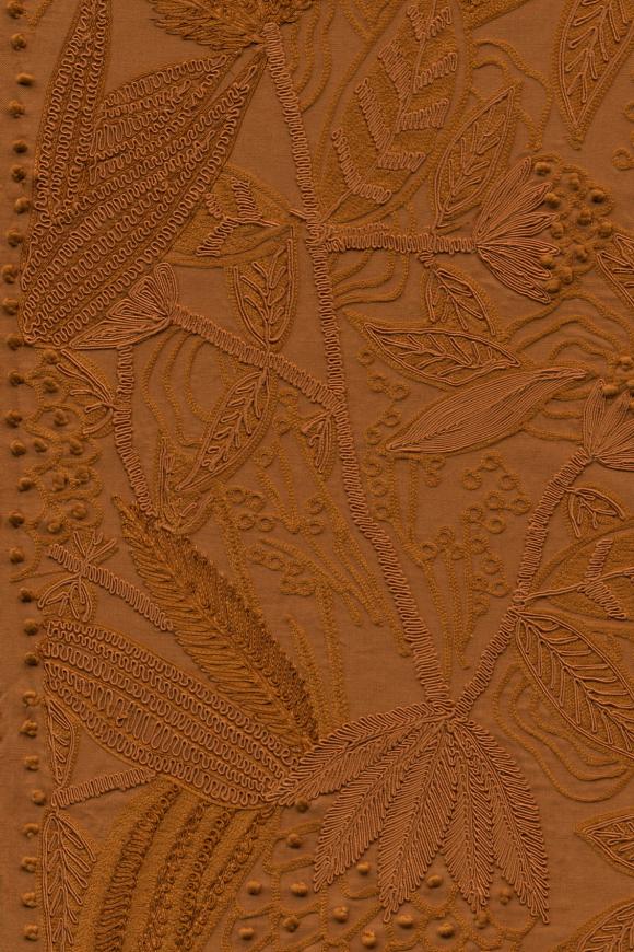 Arte Allures Éclosion behang in kleur Brick (29202) - Product close-up