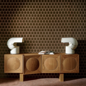 Arte Allures Cabochon behang in kleur Mocha (29240) - sfeer toepassing