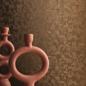 Behang Casamance Tiznit 74400344 dore fonce