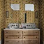 Baobab behang Afrika Damask 129-5020 badkamer