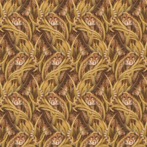 Cheetah Prowl goud tijger behang