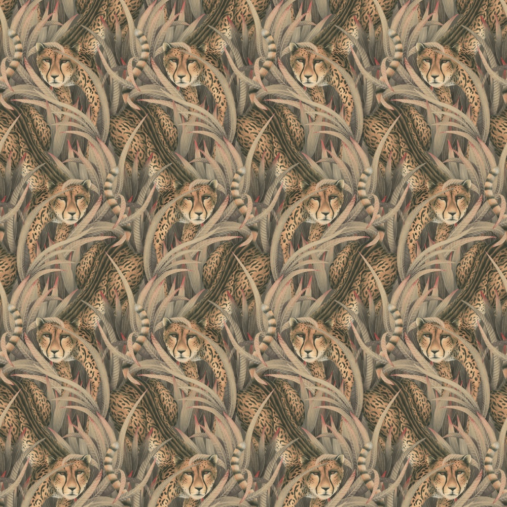 Cheetah Prowl behang van het merk cole and son