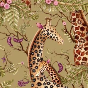 Cole and Son Royal Giraffe 129-3013 safari behang