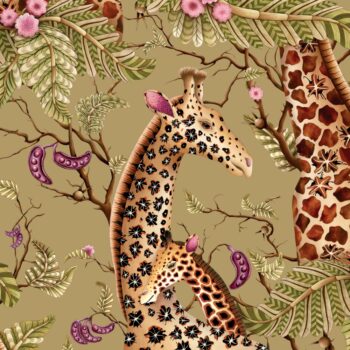 Cole and Son Royal Giraffe 129-3013 safari behang