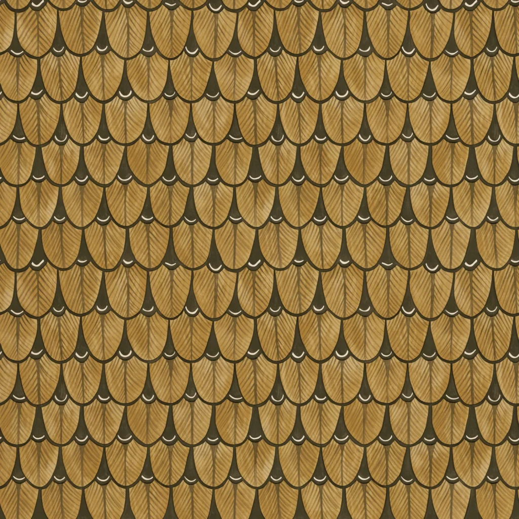 cole and son behang naria in het goud