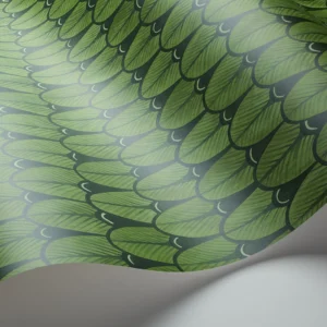 Leaf Green behang cole son detail,