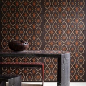 Arte Corium Ductia behang in kleur Bister (27401) - Interieur impressie