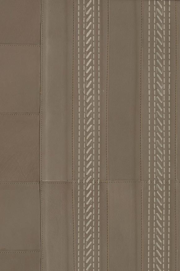 Arte Corium Gambison behang in kleur Stone (27431) - Product close-up