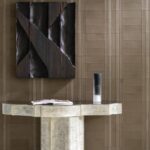 Arte Corium Gambison behang in kleur Stone (27431) - Interieur impressie