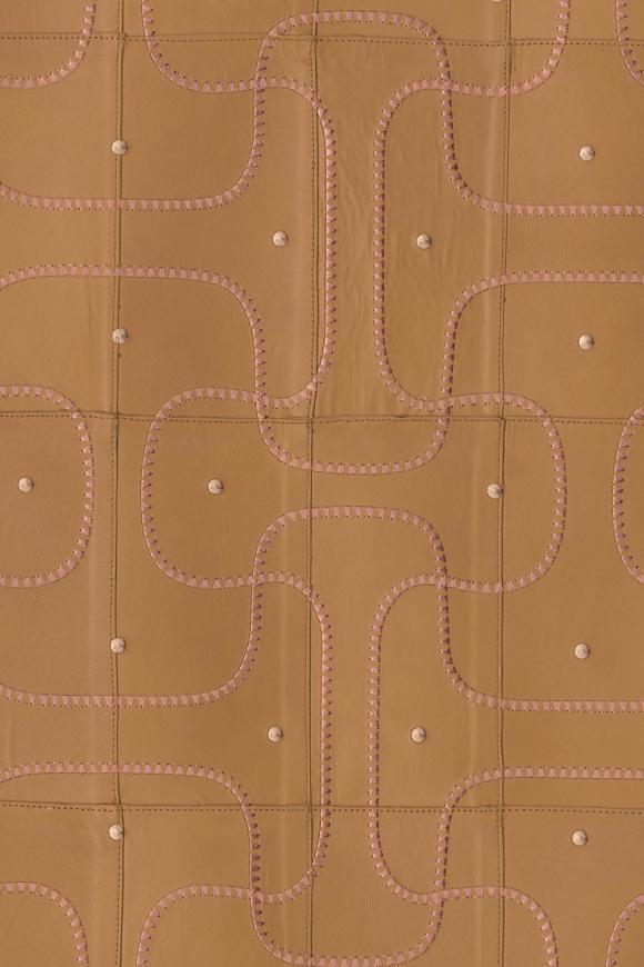 Arte Corium Jaseran behang in kleur Dark Amber (27441) - Product close-up