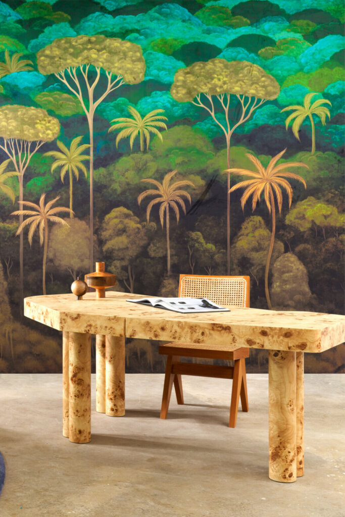 Arte Decors panoramiques Ciel tropical behang in kleur Emerald Forest (97652) - Interieur impressie