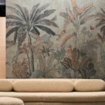 Arte Decors panoramiques Milk and honey behang in kleur Silver Pearl (97630) - Interieur impressie