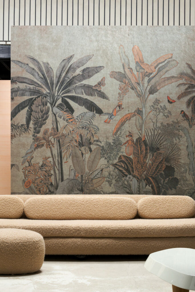 Arte Decors panoramiques Milk and honey behang in kleur Silver Pearl (97630) - Interieur impressie