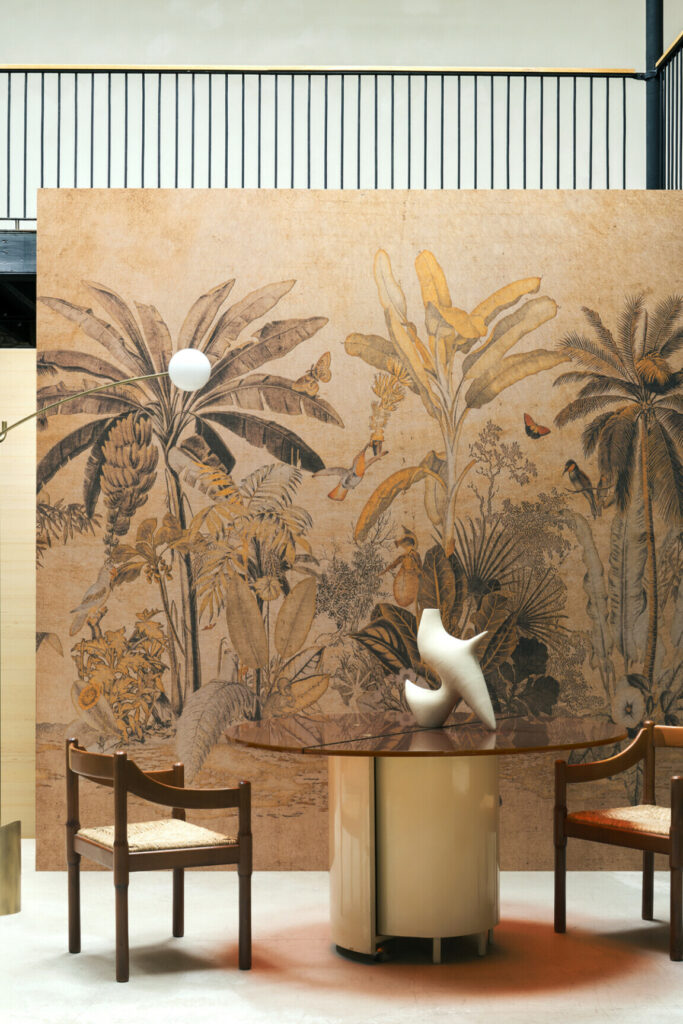 Arte Decors panoramiques Milk and honey behang in kleur Gold Storm (97631) - Interieur impressie