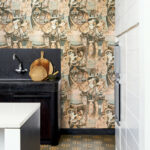 Arte Decors panoramiques Odisha dance behang in kleur Pure Cashmere (97640) - Interieur impressie