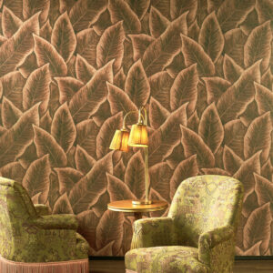 Arte Decors panoramiques Bird of paradise behang in kleur Blush (97570) - Interieur impressie