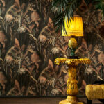 Arte Decors panoramiques Blooming pineapple behang in kleur Autumn (97602) - Interieur impressie