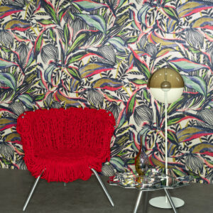 Arte Decors panoramiques Flor imaginaria behang in kleur Bird of Paradise (97660) - Interieur impressie